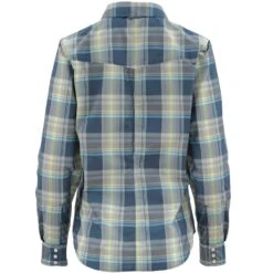 Simms Womens Big Sky LongSleeve Shirt Sale -Simms || Patagonia || Hareline Sales 11001 409 womens big sky ls shirt dark moon plaid BACK f17 ca168580 3cc0 4b16 9c6c 1316c472b516