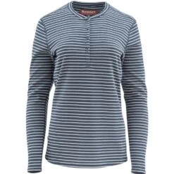 Simms Women’s Drifter Henley Sale -Simms || Patagonia || Hareline Sales 12281 418 womens drifter henley dark moon f18