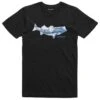 Simms Striper Bay Fill T Shirt -Simms || Patagonia || Hareline Sales 13435 001 striper bay fill tee b