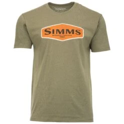 Simms Logo Frame T-Shirt 13 Simms Logo Frame T-Shirt -Simms || Patagonia || Hareline Sales 222 simms logo frame ss t shirt military heather 01