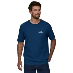 Patagonia Mens '73 Skyline Organic T-Shirt 23 Patagonia Mens '73 Skyline Organic T-Shirt -Simms || Patagonia || Hareline Sales 231 patagonia mens 73 skyline organic t shirt lagom blue 04 56488992 cdc0 40c0 b9d5 2f41d7118a99