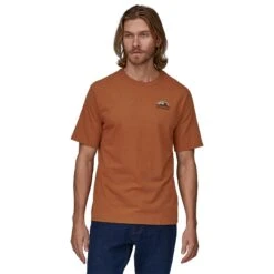 Patagonia Men's Skyline Stencil Responsibili-Tee Sale -Simms || Patagonia || Hareline Sales 231 patagonia mens skyline stencil responsibili tee fertile brown 04 4d4fedb5 0cdd 4905 bdb7 8c2caf31a5a2