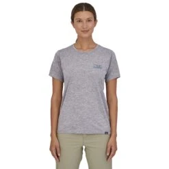 Patagonia Womens Cap Cool Daily Graphic Shirt -Simms || Patagonia || Hareline Sales 231 patagonia womens cap cool daily graphic shirt 73 skyline feather grey 05 e589284d 1d2a 4829 8183 6f2bb1607198