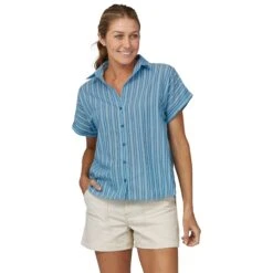 Patagonia Women's LW A/C Shirt Sale -Simms || Patagonia || Hareline Sales 231 patagonia womens lw a c shirt good times steam blue 03 5547bbb5 0975 4856 8d08 d314906b937c