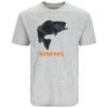 Simms Bass Fill T-Shirt -Simms || Patagonia || Hareline Sales 231 simms bass fill t shirt grey heather 01