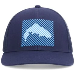 Simms HD Logo Trucker -Simms || Patagonia || Hareline Sales 231 simms hd logo trucker navy 01