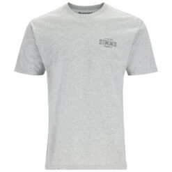 Simms Linework T-Shirt -Simms || Patagonia || Hareline Sales 231 simms linework t shirt grey heather 02