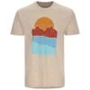 Simms Mtn River Stream T-Shirt -Simms || Patagonia || Hareline Sales 231 simms mtn river stream t shirt oatmeal heather 01