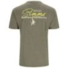 Simms Script Line T-Shirt 1 Simms Script Line T-Shirt -Simms || Patagonia || Hareline Sales 231 simms script line t shirt military heather 01