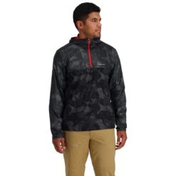 Simms SolarFlex Wind Hoody -Simms || Patagonia || Hareline Sales 231 simms solarflex wind hoody regiment camo carbon 02