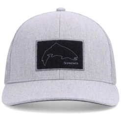 Simms Wader Maker Mid Crown Trucker -Simms || Patagonia || Hareline Sales 231 simms wader maker mid crown trucker heather grey 01