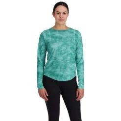 Simms Women's Challenger Solar Crew -Simms || Patagonia || Hareline Sales 231 simms womens challenger solar crew gulf blue daze 02