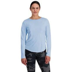 Simms Women's Challenger Solar Crew -Simms || Patagonia || Hareline Sales 231 simms womens challenger solar crew ice 03