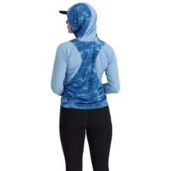 Simms Women's Challenger Solar Hoody -Simms || Patagonia || Hareline Sales 231 simms womens challenger solar hoody sapphire daze 03