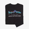 Patagonia Mens Home Water Trout Longsleeve Responsibili Tee