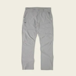 Howler Brothers Shoalwater Tech Pants Sale -Simms || Patagonia || Hareline Sales F22 Shoalwater Tech Pants Light Grey Flat Front