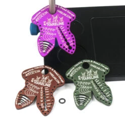 Hareline Hackle, Hook And Bead Gauge Anodized