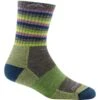 Darn Tough Womens Stripes Micro Crew Sock Cushion -Simms || Patagonia || Hareline Sales Stripe