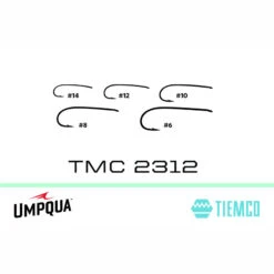 TIEMCO HOOK - TMC 2312 -Simms || Patagonia || Hareline Sales TMC 2312