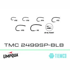 TIEMCO HOOK - TMC 2499SPBL BLK -Simms || Patagonia || Hareline Sales TMC 2499SP BLB