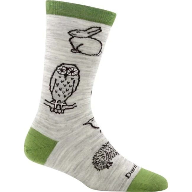 Darn Tough Womens Woodland Creatures Crew Sock Light 3 Darn Tough Womens Woodland Creatures Crew Sock Light