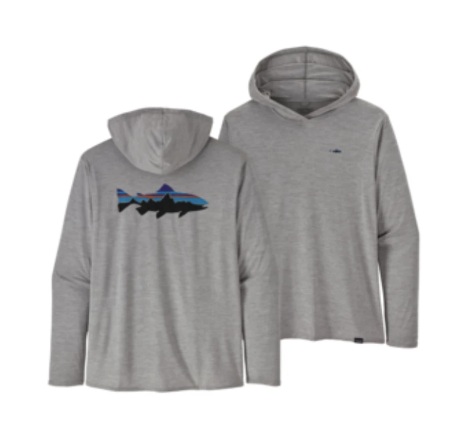 Patagonia Mens Cap Cool Daily Graphic Hoody - Relaxed 3 Patagonia Mens Cap Cool Daily Graphic Hoody - Relaxed