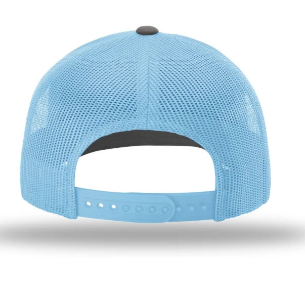 TCO Fly Shop Hat Trucker - Charcoal/Columbia Blue 4 TCO Fly Shop Hat Trucker - Charcoal/Columbia Blue - Image 2