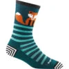 Darn Tough Womens Animal Haus Crew Lightweight -Simms || Patagonia || Hareline Sales darn tough womens animal haus crew light teal