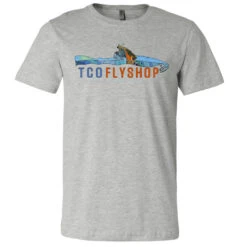 TCO Logo T-Shirt Deyoung Brown Trout Riser 7 TCO Logo T-Shirt Deyoung Brown Trout Riser -Simms || Patagonia || Hareline Sales dyfinal
