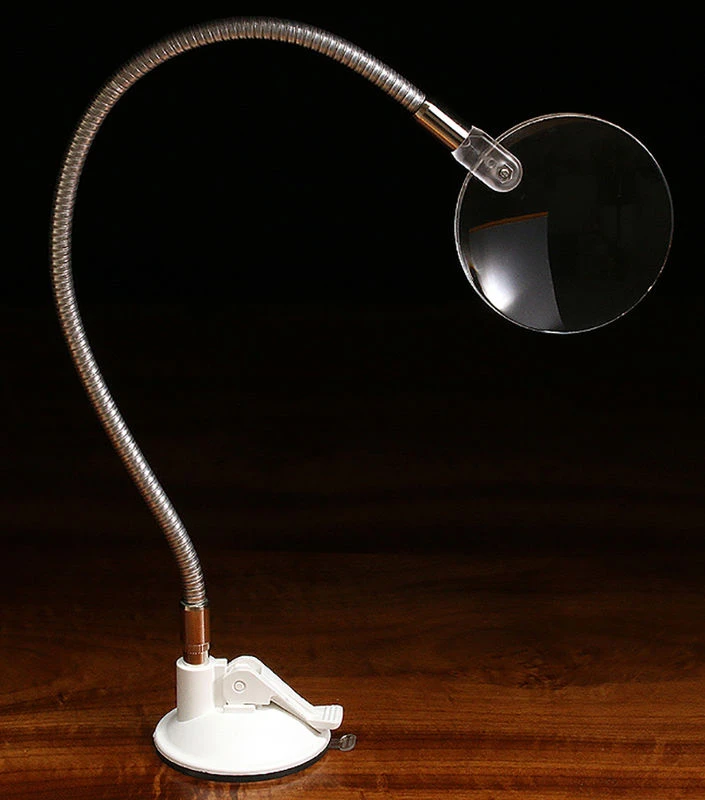 Hareline Stonfo Magnifying Glass With Suction Cup 3 Hareline Stonfo Magnifying Glass With Suction Cup