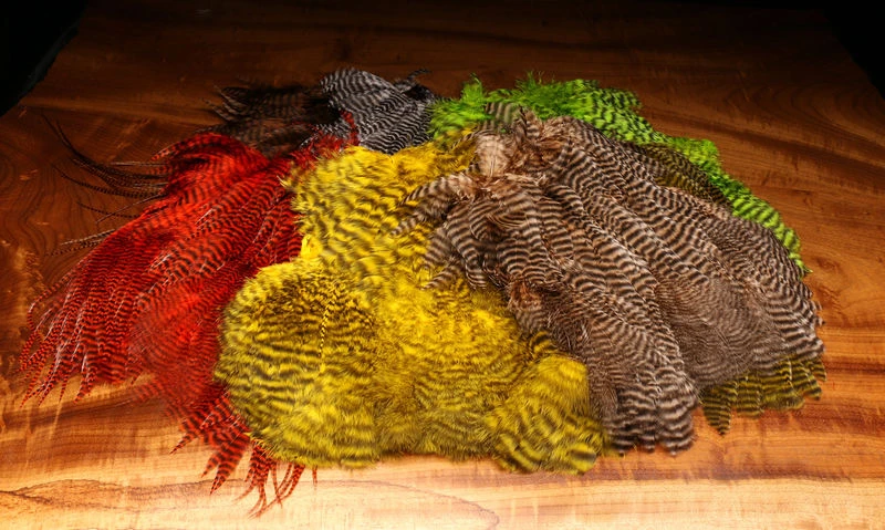 Hareline Grizzly Soft Hackle Marabou Patch 3 Hareline Grizzly Soft Hackle Marabou Patch