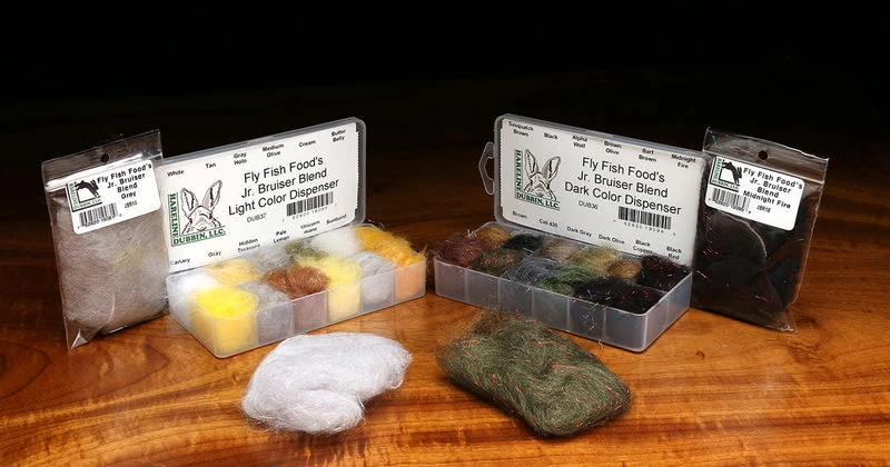 Hareline Fly Fish Food's Jr Bruiser Blend Dubbing Dispenser - Dark 3 Hareline Fly Fish Food's Jr Bruiser Blend Dubbing Dispenser - Dark