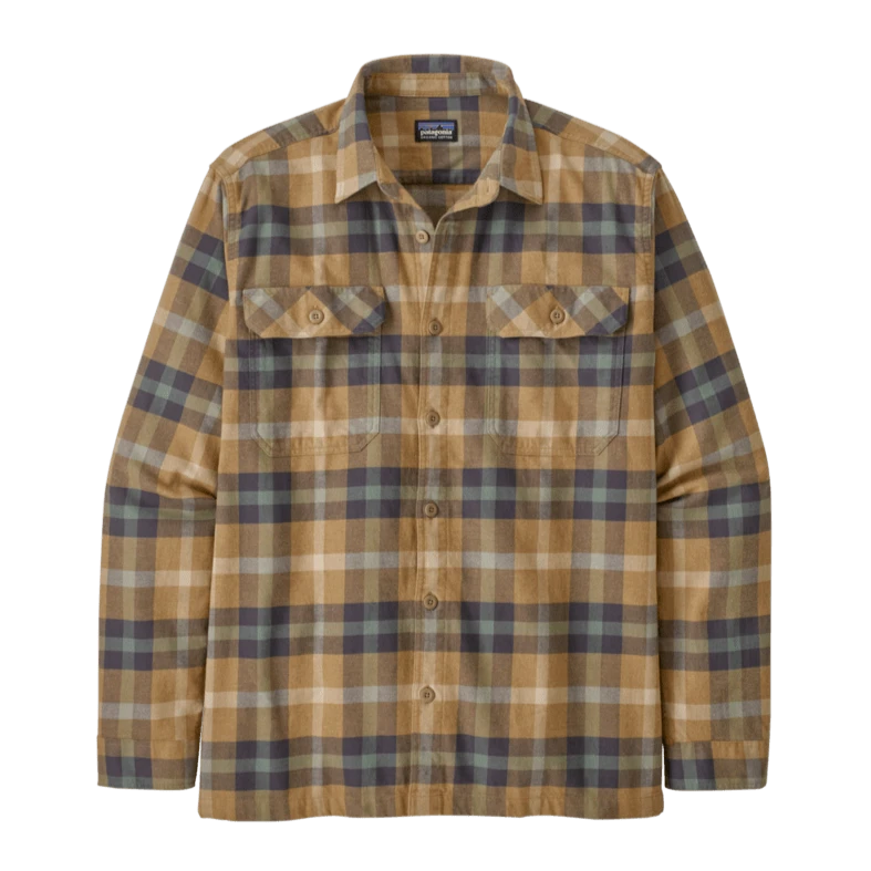 Patagonia Mens Longsleeve Organic Cotton MW Fjord Flannel Shirt 5 Patagonia Mens Longsleeve Organic Cotton MW Fjord Flannel Shirt - Image 3