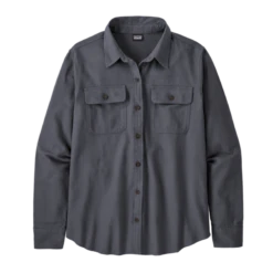 Patagonia Womens Longsleeve Organic Cotton Midweight Fjord Flannel Shirt -Simms || Patagonia || Hareline Sales large 42405 SMDB P